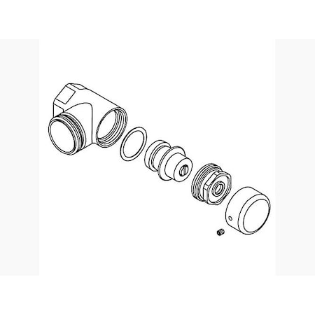 Kohler Stop Assembly, 3/4” Npt 1286777-CP